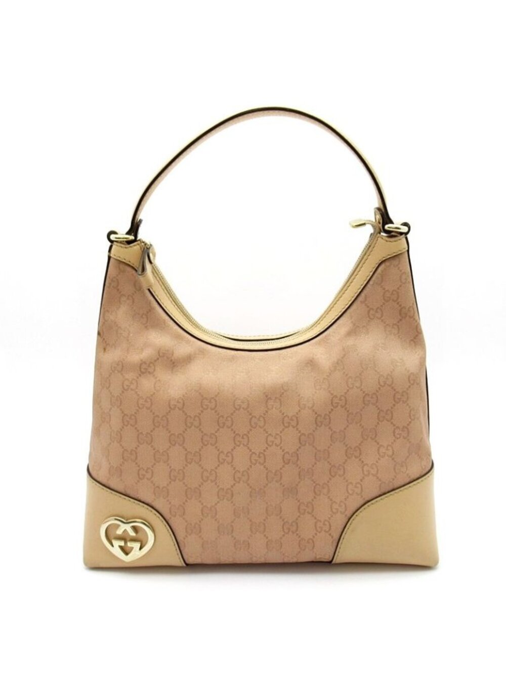 Gucci Lovely GG Canvas Shoulder Bag Pink